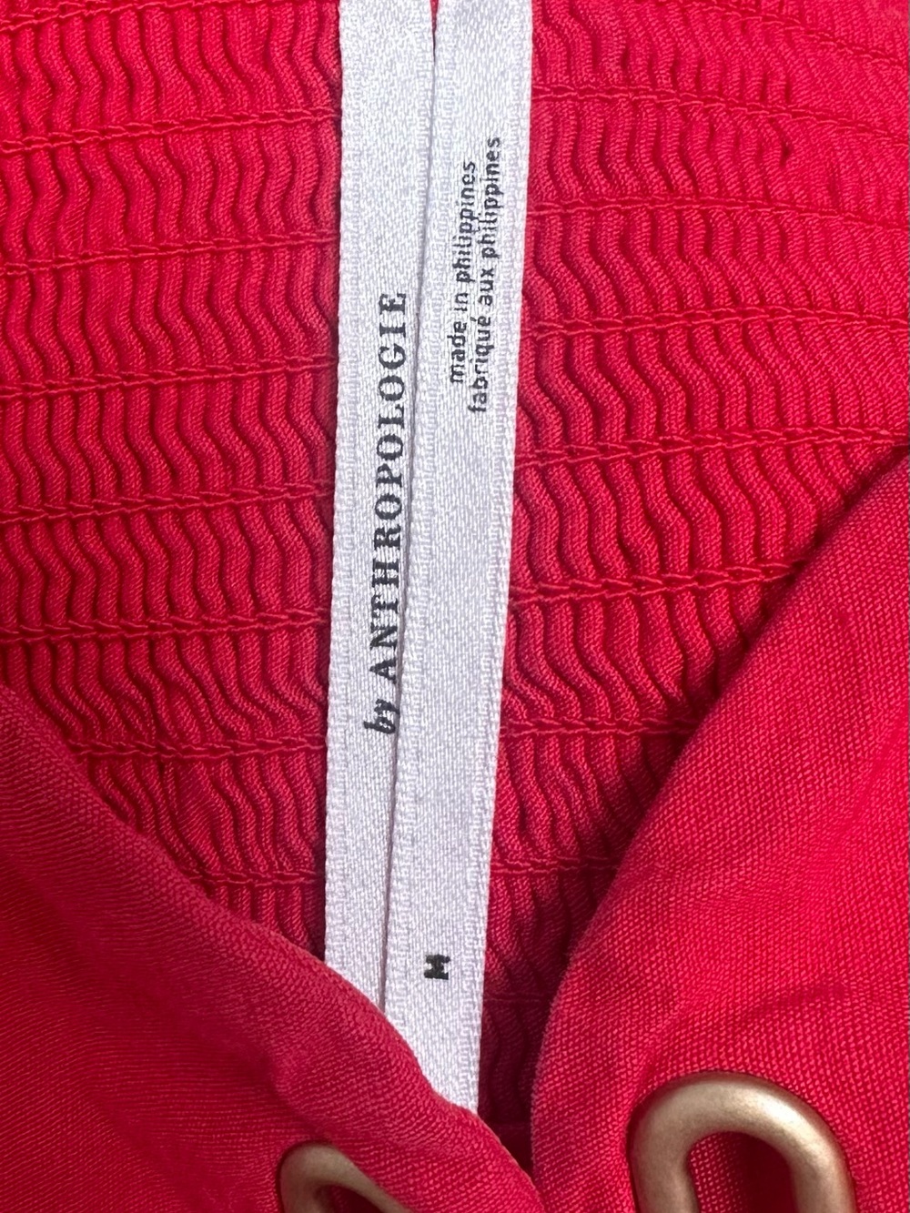 by Anthropologie Red Sweetheart Bow-Detail Sheath Dress - Picture 2 of 8